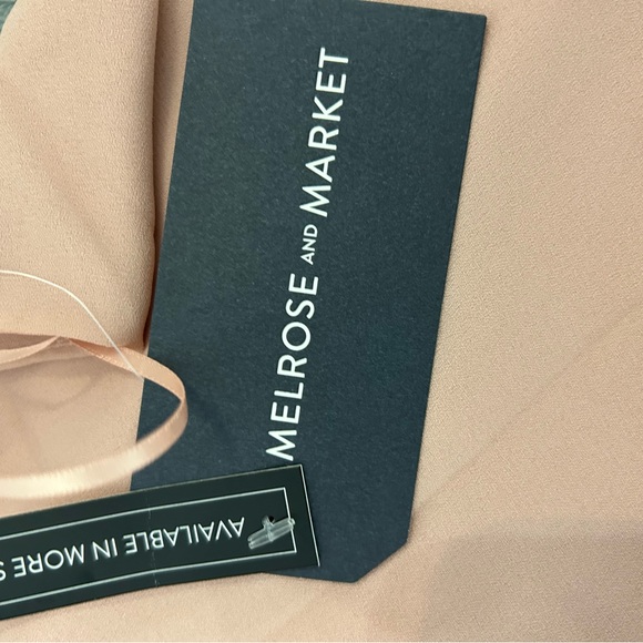 🌸NWT Melrose & Market Pink Lined Cami with Lace NeckLine Size 2X - Picture 5 of 6